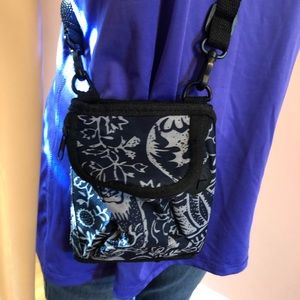 AARP Crossbody. Black & Navy